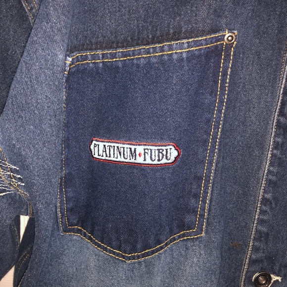 PLATINUM FUBU - FAT ALBERT DENIM JACKET *RARE* - Picture 5 of 6